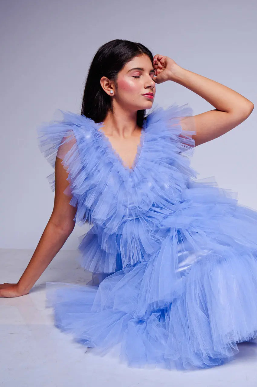 Crater Tulle Dress